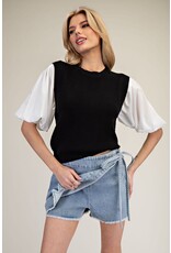 ee:some Denim Wrap Tie Waist Skort