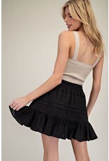 ee:some Tiered Skirt (Black)
