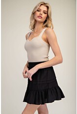 ee:some Tiered Skirt (Black)