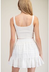 ee:some Tiered Skirt (Off White)