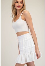 ee:some Tiered Skirt (Off White)