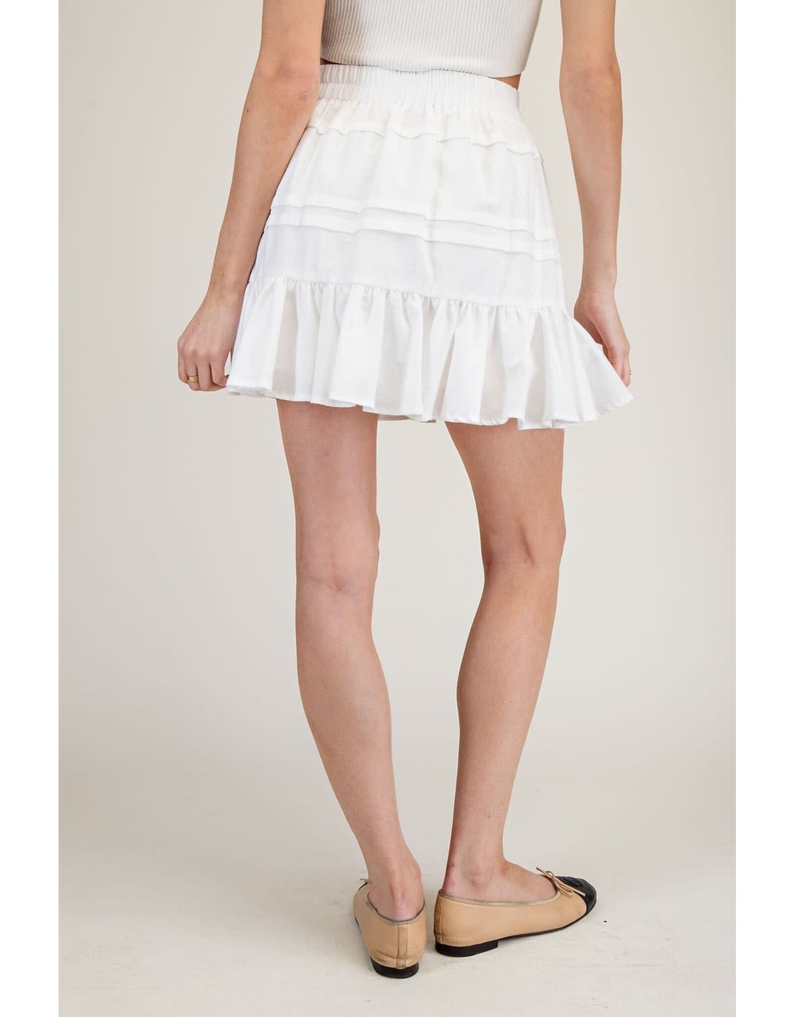 ee:some Tiered Skirt (Off White)