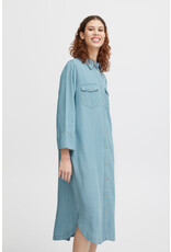 b.young b.young - Lana Denim Shirt Dress (Light Blue)