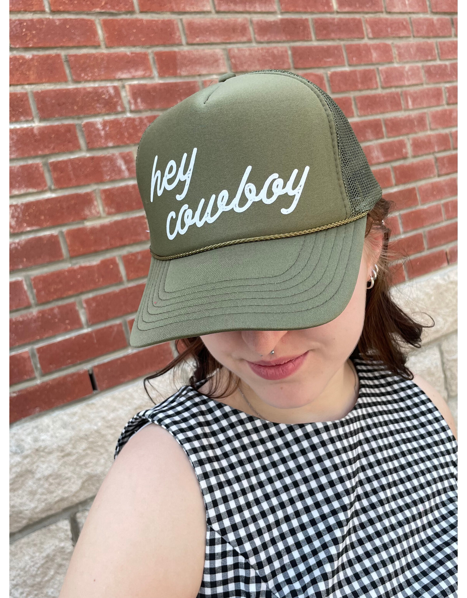 Blonde Ambition Hey Cowboy Cap (Olive)