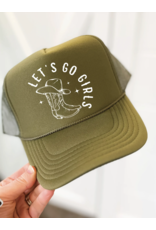 Blonde Ambition Let's Go Girls Cap (Olive)