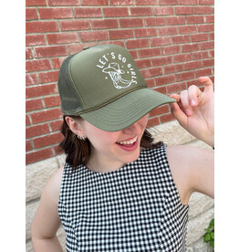 Blonde Ambition Let's Go Girls Cap (Olive)