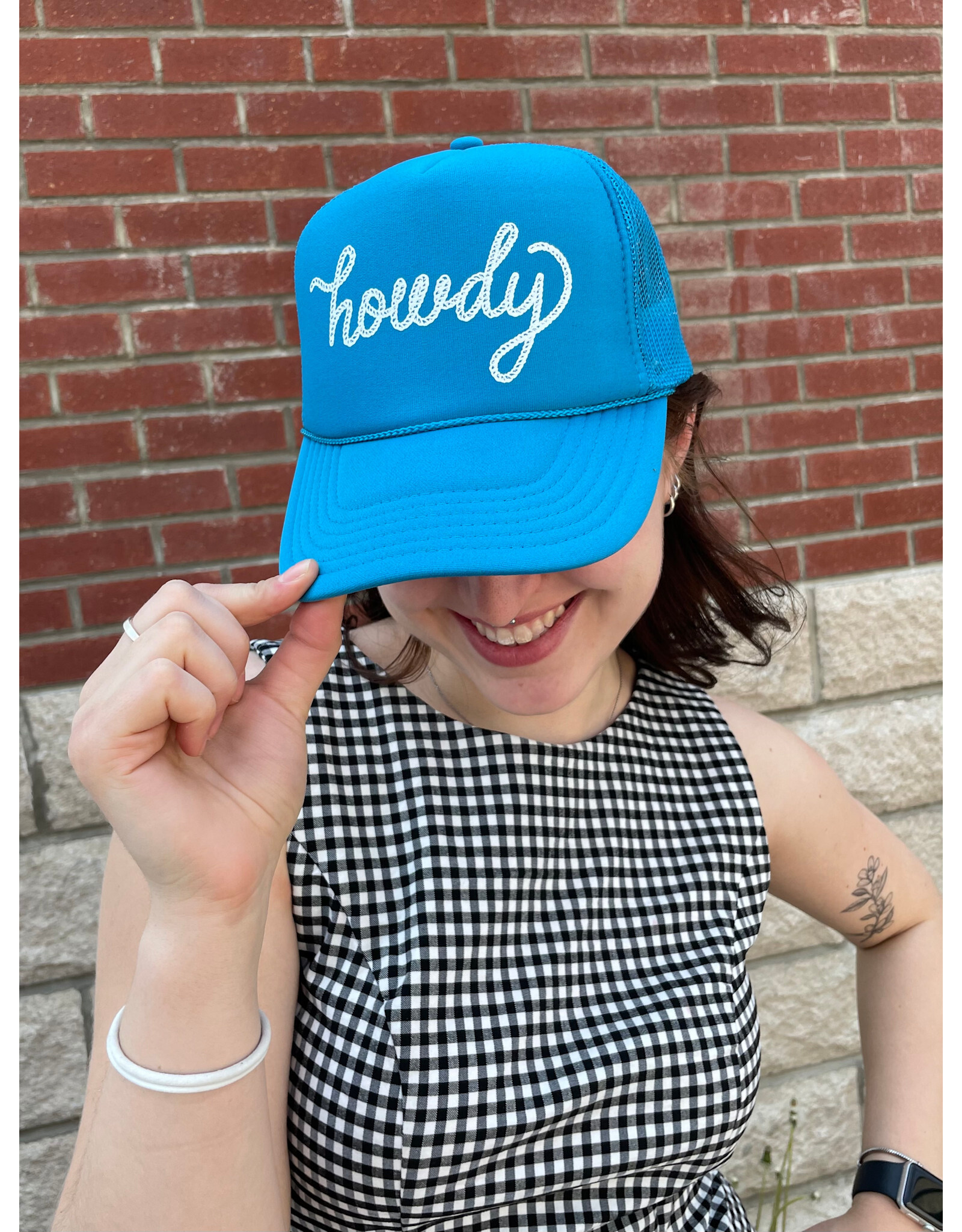 Blonde Ambition Howdy Cap (Teal)