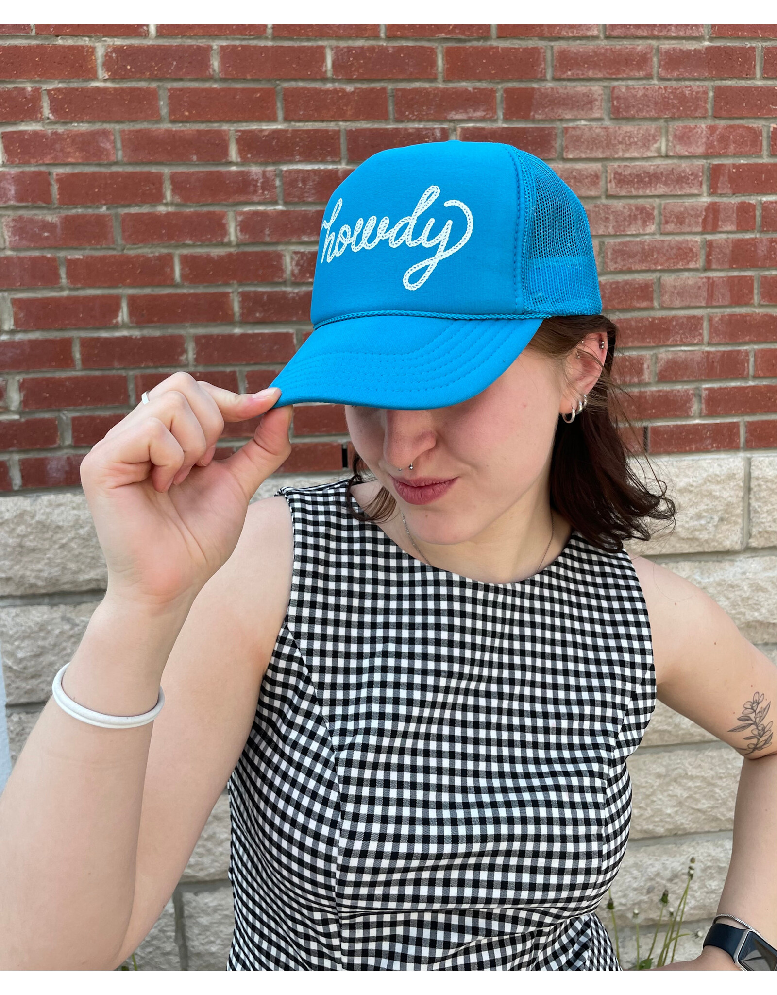Blonde Ambition Howdy Cap (Teal)