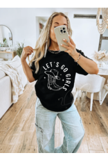 Blonde Ambition Let's Go Girls Tee (Black - Heather)