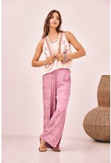 NKN Barcelona NKN Barcelona - Drea Boho Bloom Embroidered Fringe Vest (Ivory)
