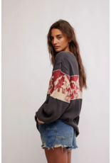 Free people Free People - Big Sky Graphic Tee (Red Combo)