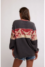 Free people Free People - Big Sky Graphic Tee (Red Combo)