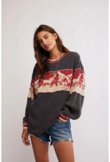 Free people Free People - Big Sky Graphic Tee (Red Combo)