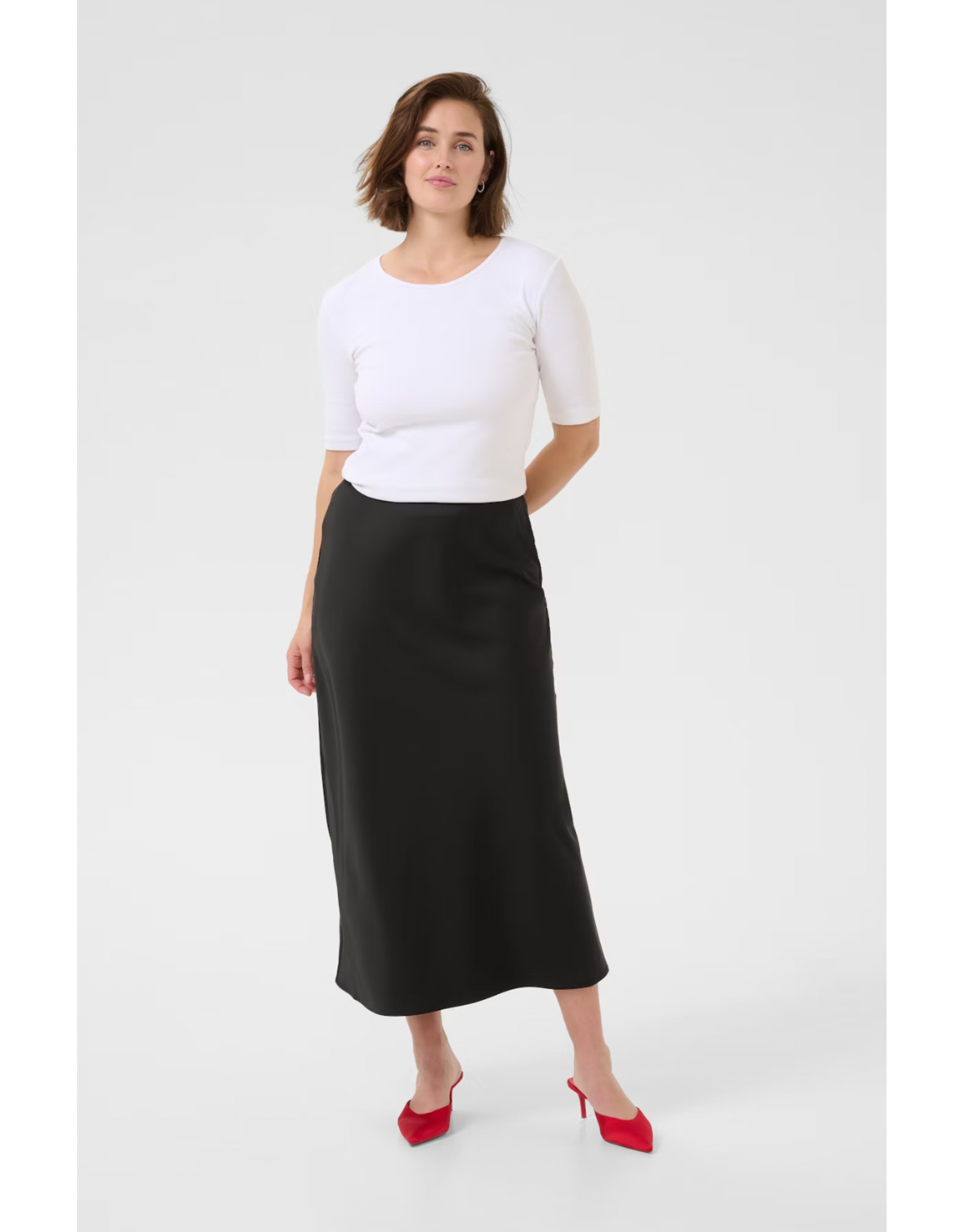 Kaffe Kaffe - Hill Skirt (Black Deep)