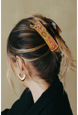 Fame Accessories Faux Leather Western Hair Claw