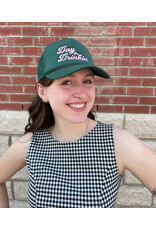 Fashion City Day Drinkin Embroidery Mesh Back Trucker Hat (Green)
