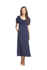 Papillon Papillon - Off the Shoulder Midi Dress (Navy)
