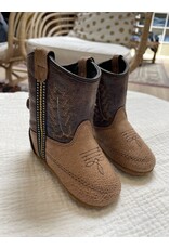 Jama Jama - Poppets Baby Cowboy Boots (Brown / Brown)