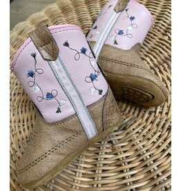 Jama Jama - Poppets Baby Cowboy Boots (Pink / Brown)