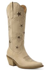 Beast Adela-69 A-run Star Western Boot (Beige)
