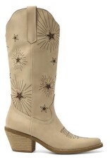 Beast Adela-69 A-run Star Western Boot (Beige)