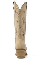 Beast Adela-69 A-run Star Western Boot (Beige)