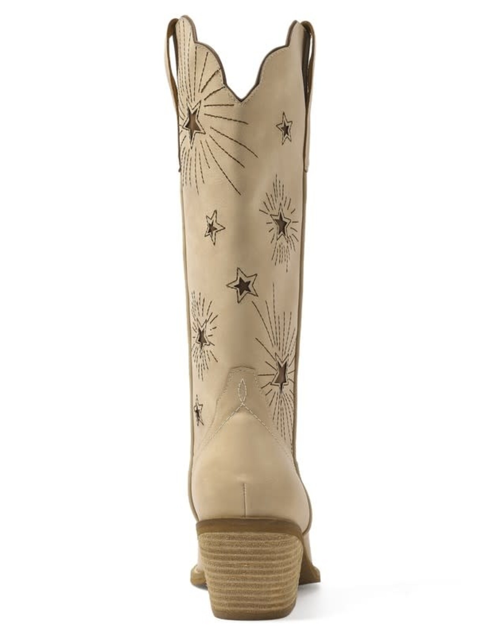 Beast Adela-69 A-run Star Western Boot (Beige)