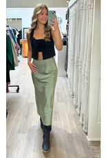 ee:some Tie Front Sleeveless Top (Black)