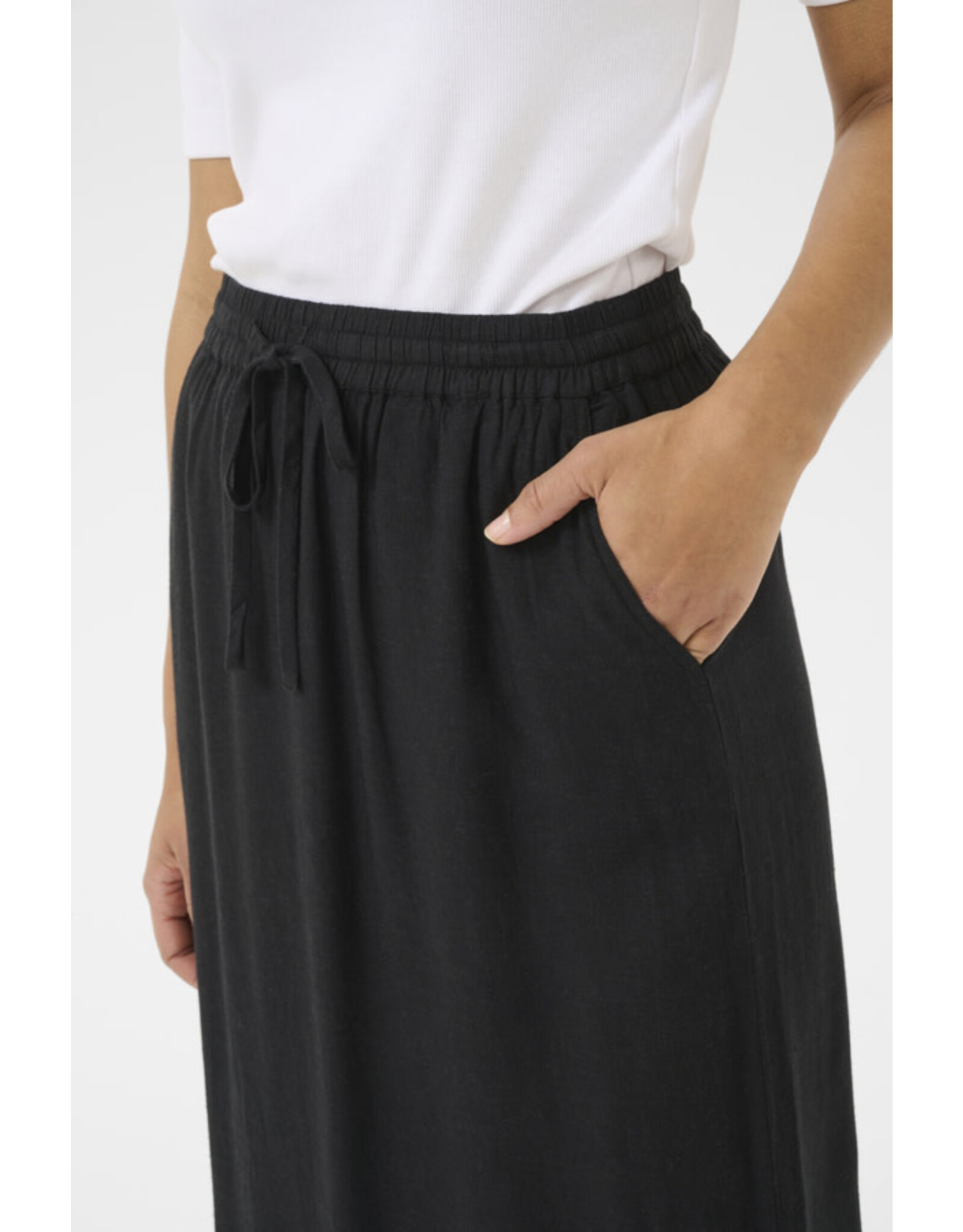 Kaffe Kaffe - Milia Skirt (Black Deep)