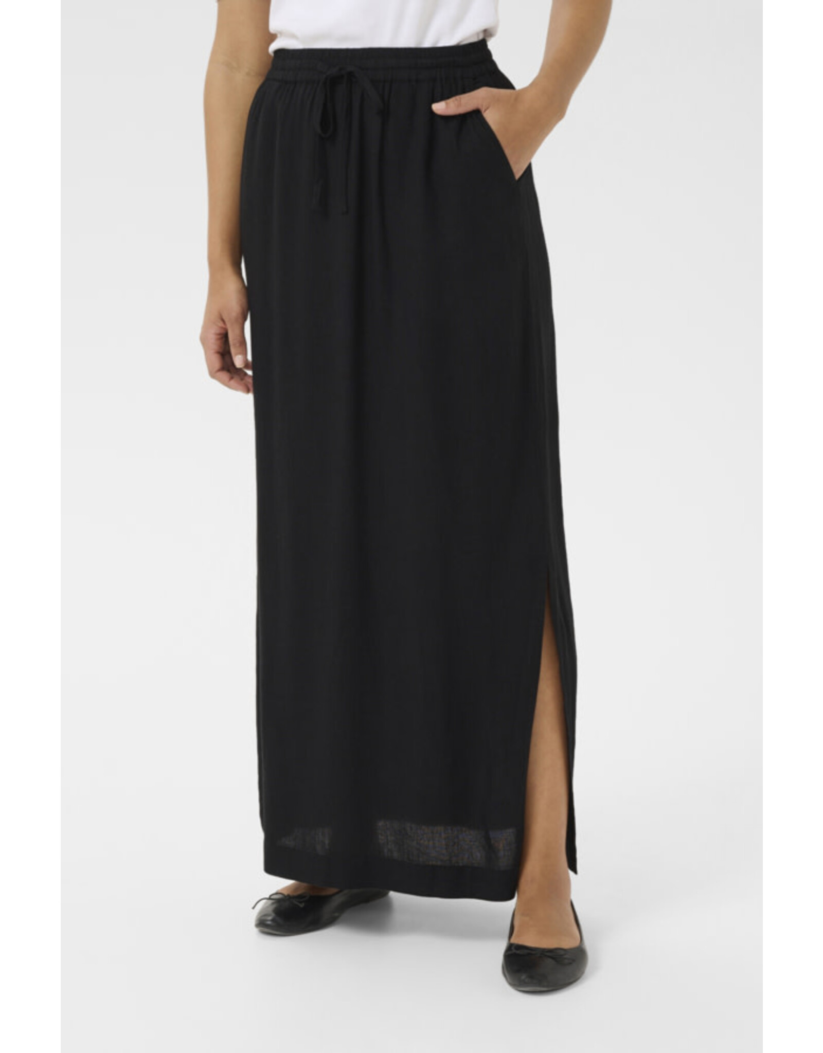 Kaffe Kaffe - Milia Skirt (Black Deep)