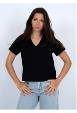 RD Style RD Style - Vera V Neck Shirt (Black)