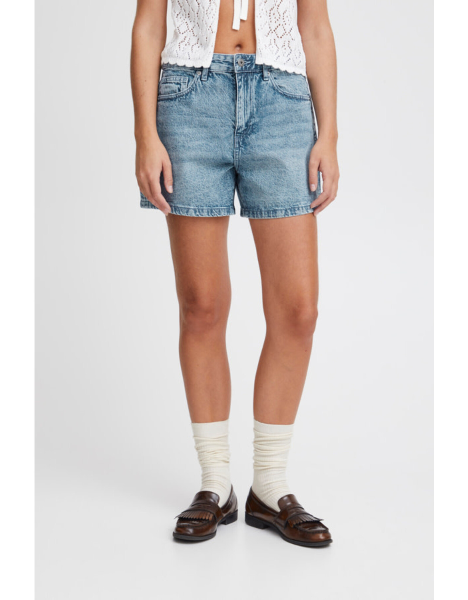 ICHI ICHI - Veny Shorts (Washed Light)