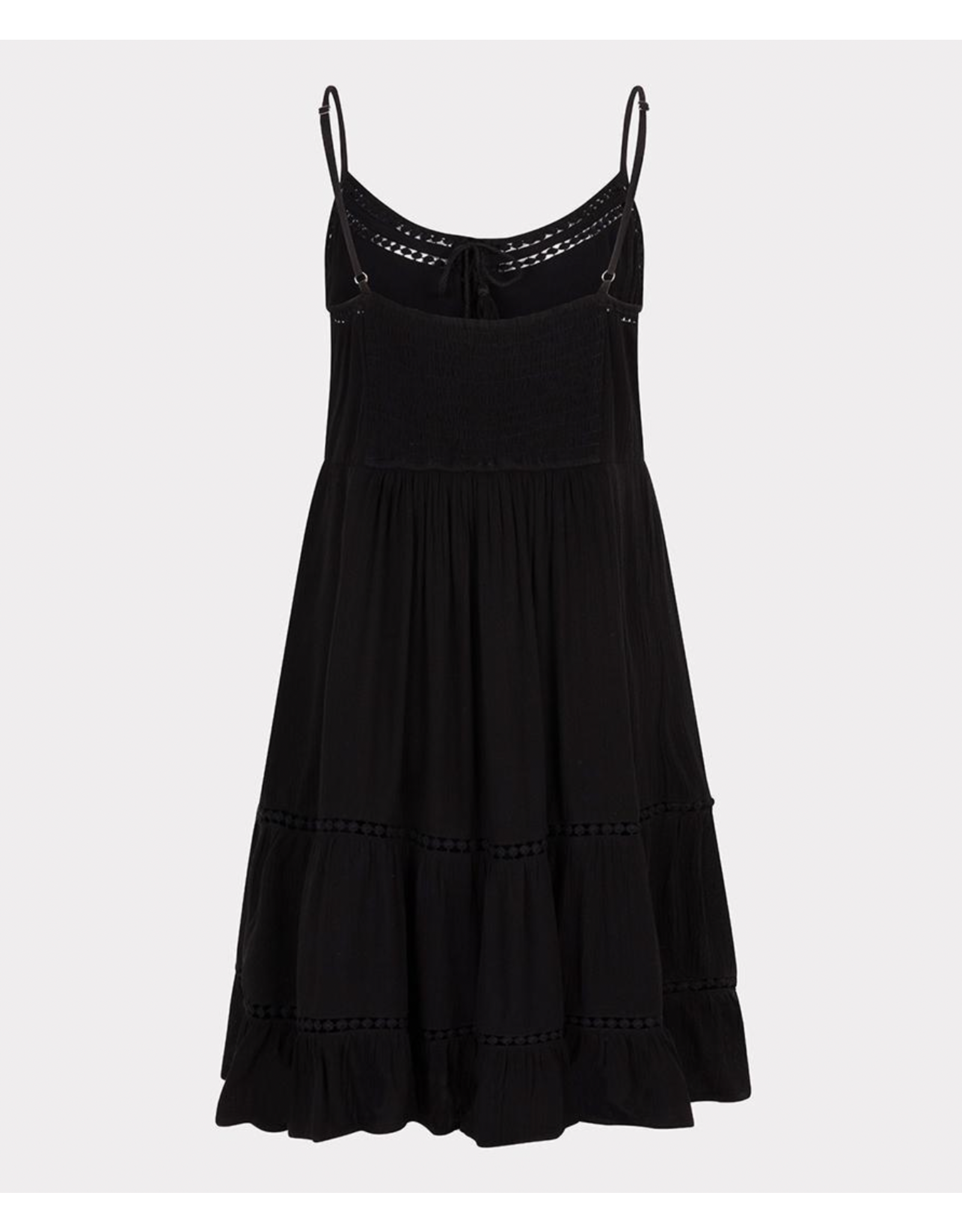 EsQualo Esqualo - Spaghetti Strap Dress with Tassel Detail