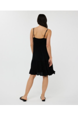 EsQualo Esqualo - Spaghetti Strap Dress with Tassel Detail