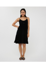 EsQualo Esqualo - Spaghetti Strap Dress with Tassel Detail