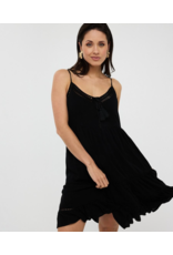 EsQualo Esqualo - Spaghetti Strap Dress with Tassel Detail