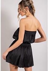 ee:some Off the Shoulder Romper (Black)
