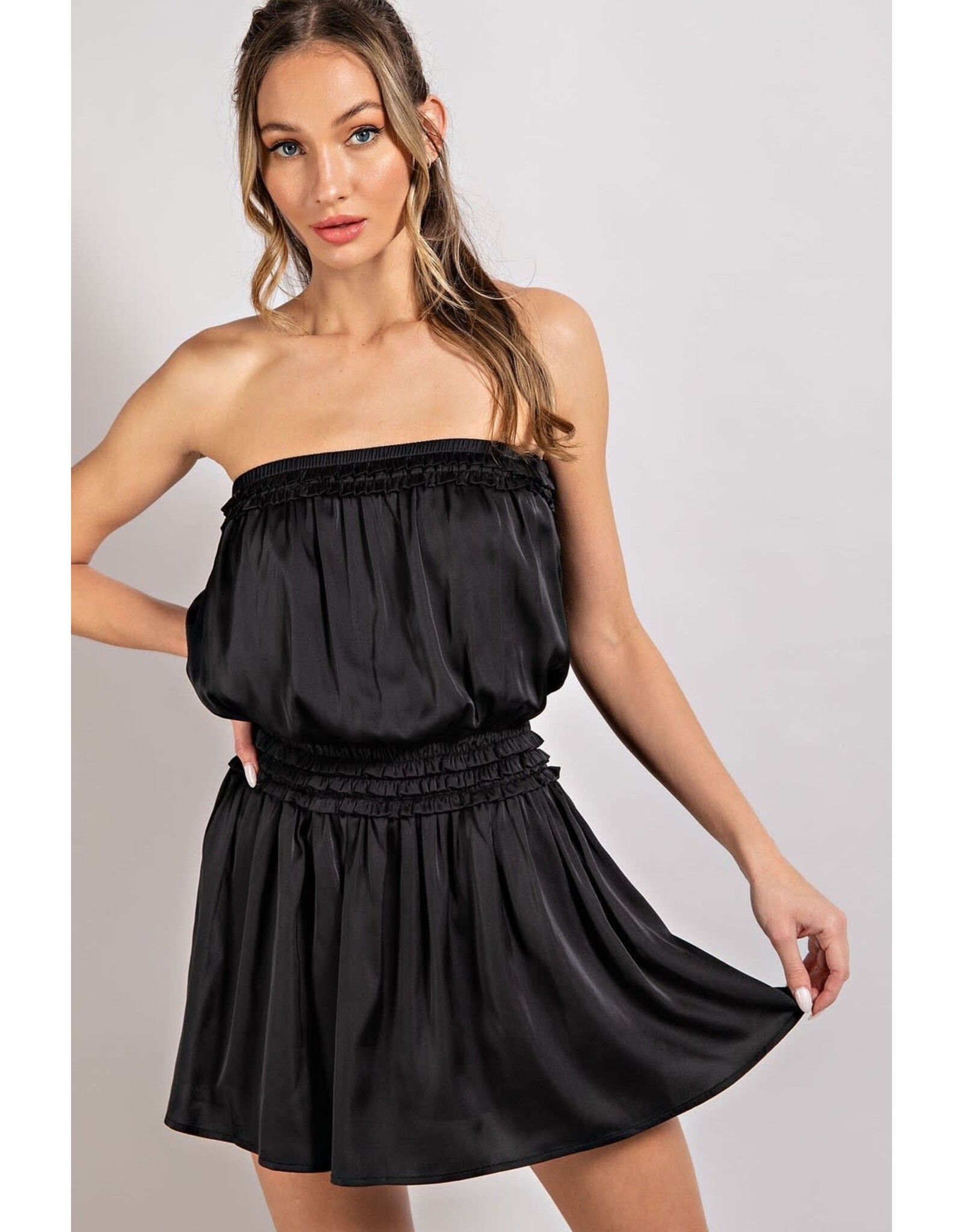 ee:some Off the Shoulder Romper (Black)