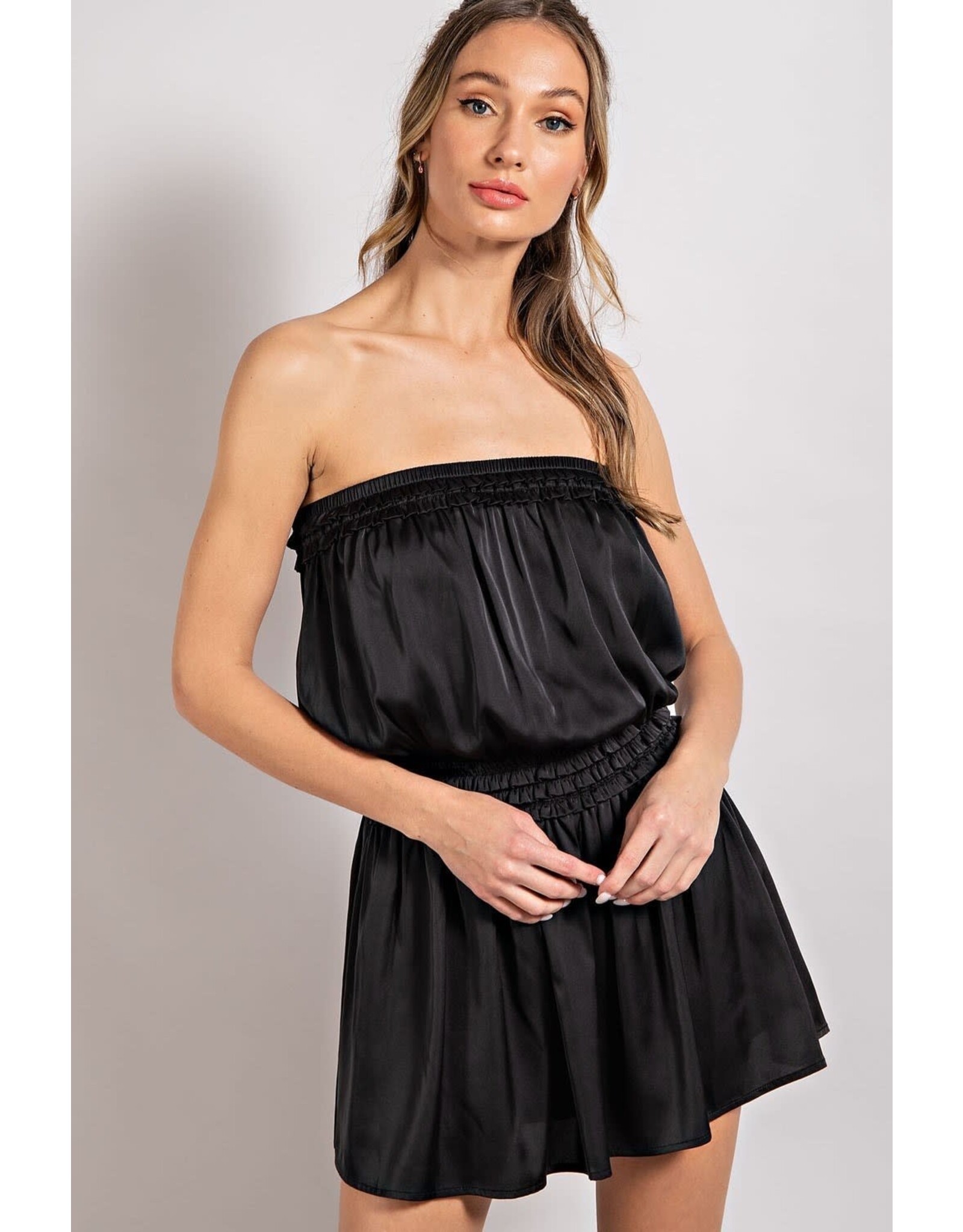 ee:some Off the Shoulder Romper (Black)