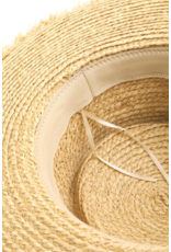 Fame Accessories Straw Braided Cowboy Hat (Tan)