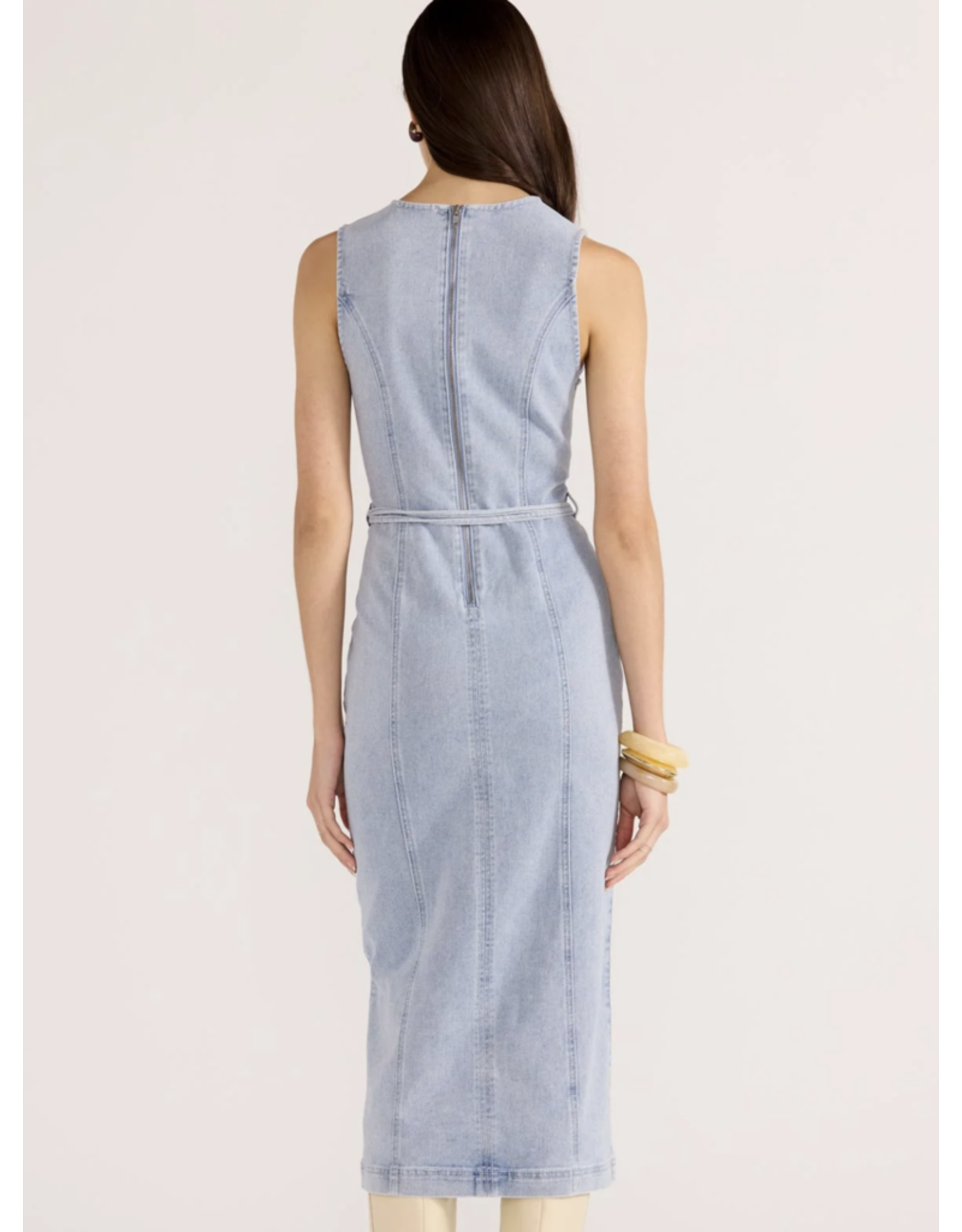 Mink Pink Mink Pink - Oliver Denim Midi Dress (Vintage Blue)