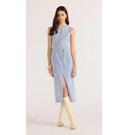 Mink Pink Mink Pink - Oliver Denim Midi Dress (Vintage Blue)