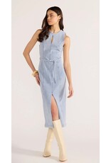 Mink Pink Mink Pink - Oliver Denim Midi Dress (Vintage Blue)
