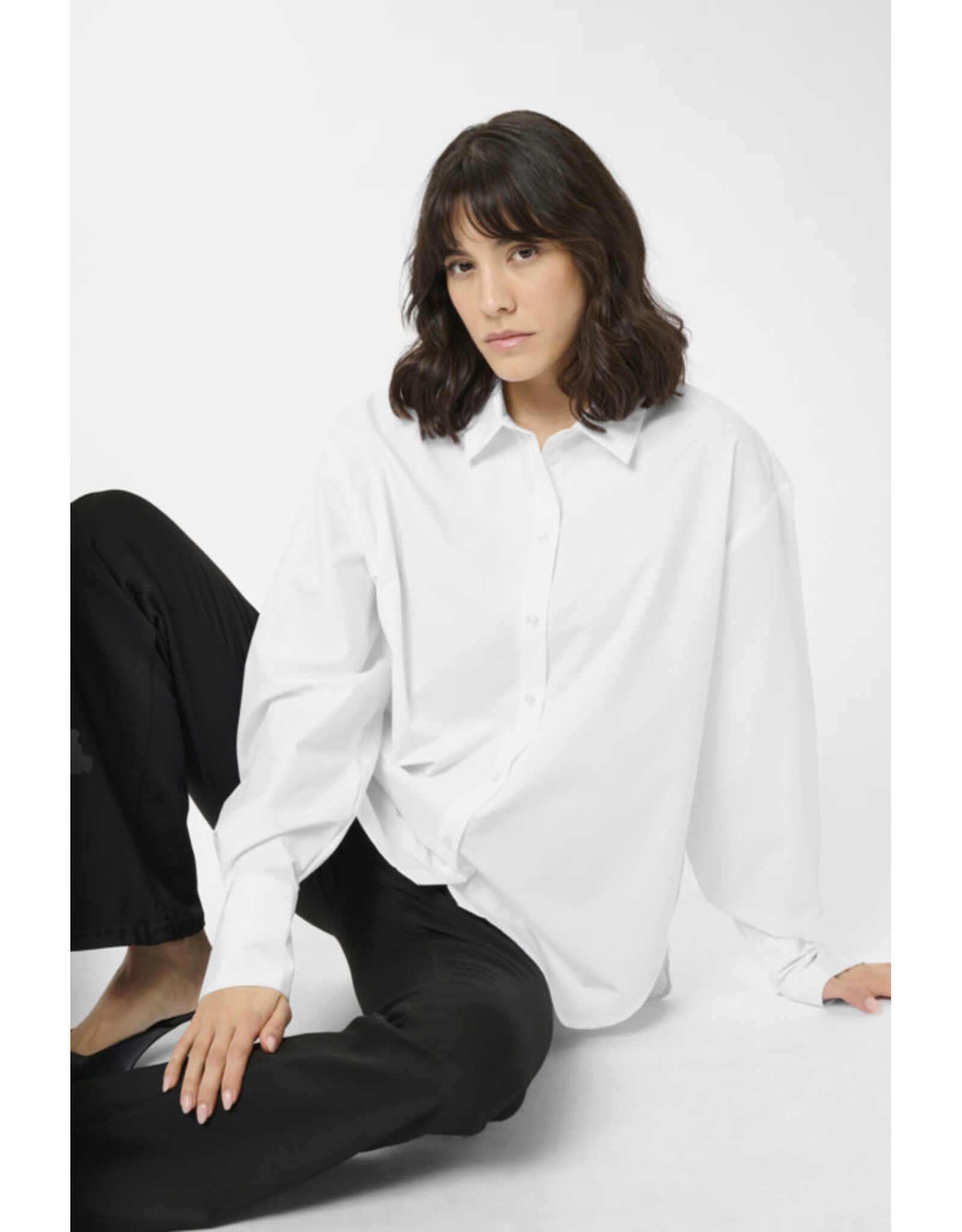 Kaffe Kaffe - Ane Button Up (Optical White)