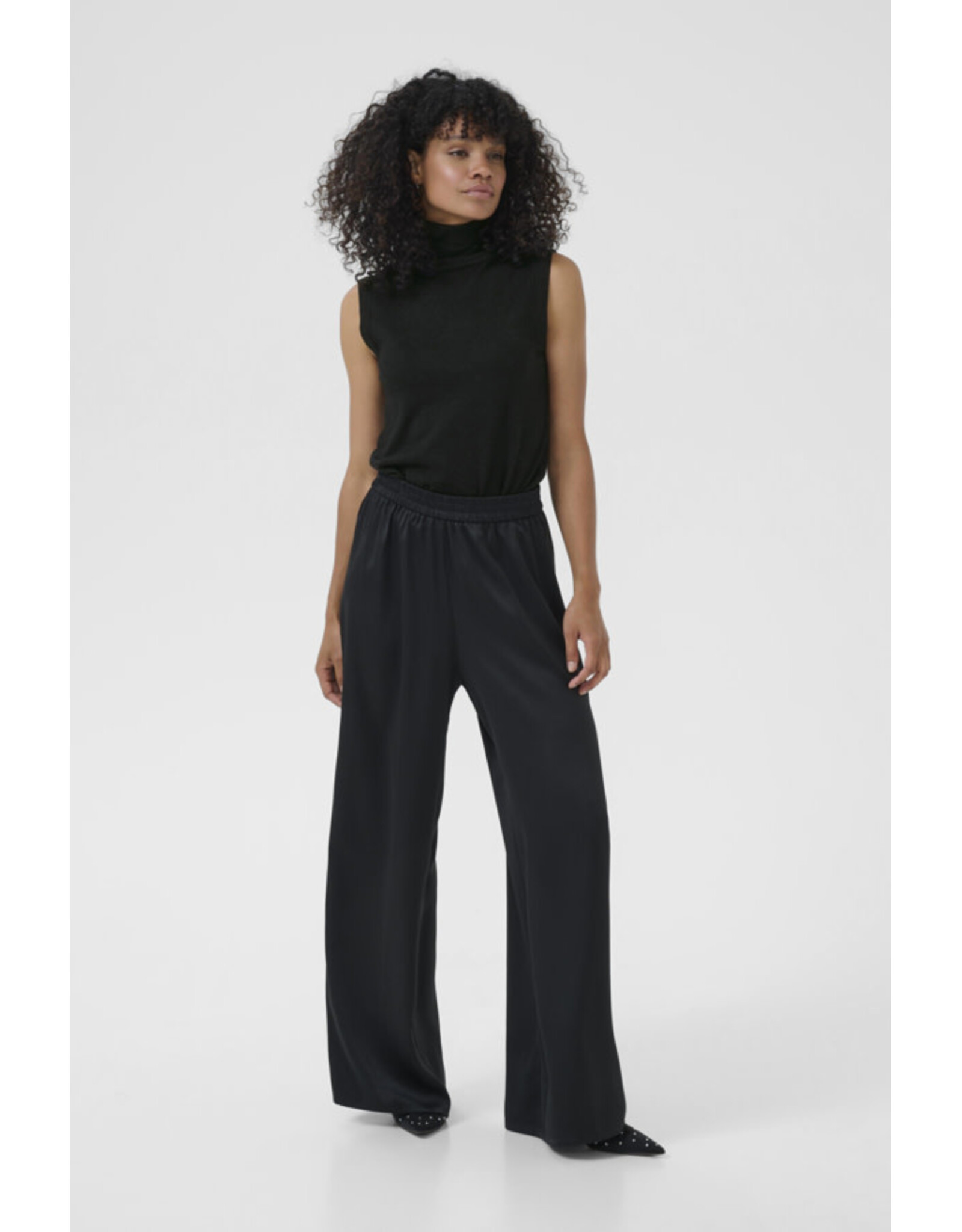 Kaffe Kaffe - Regina Sleeveless Rollneck (Black)