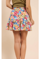 Sadie & Sage Sadie & Sage - Nature's Palette Mini Skirt with Ruffle Hem