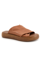 Bueno Bueno - Jaxon Flatform Slide (Dark Tan)
