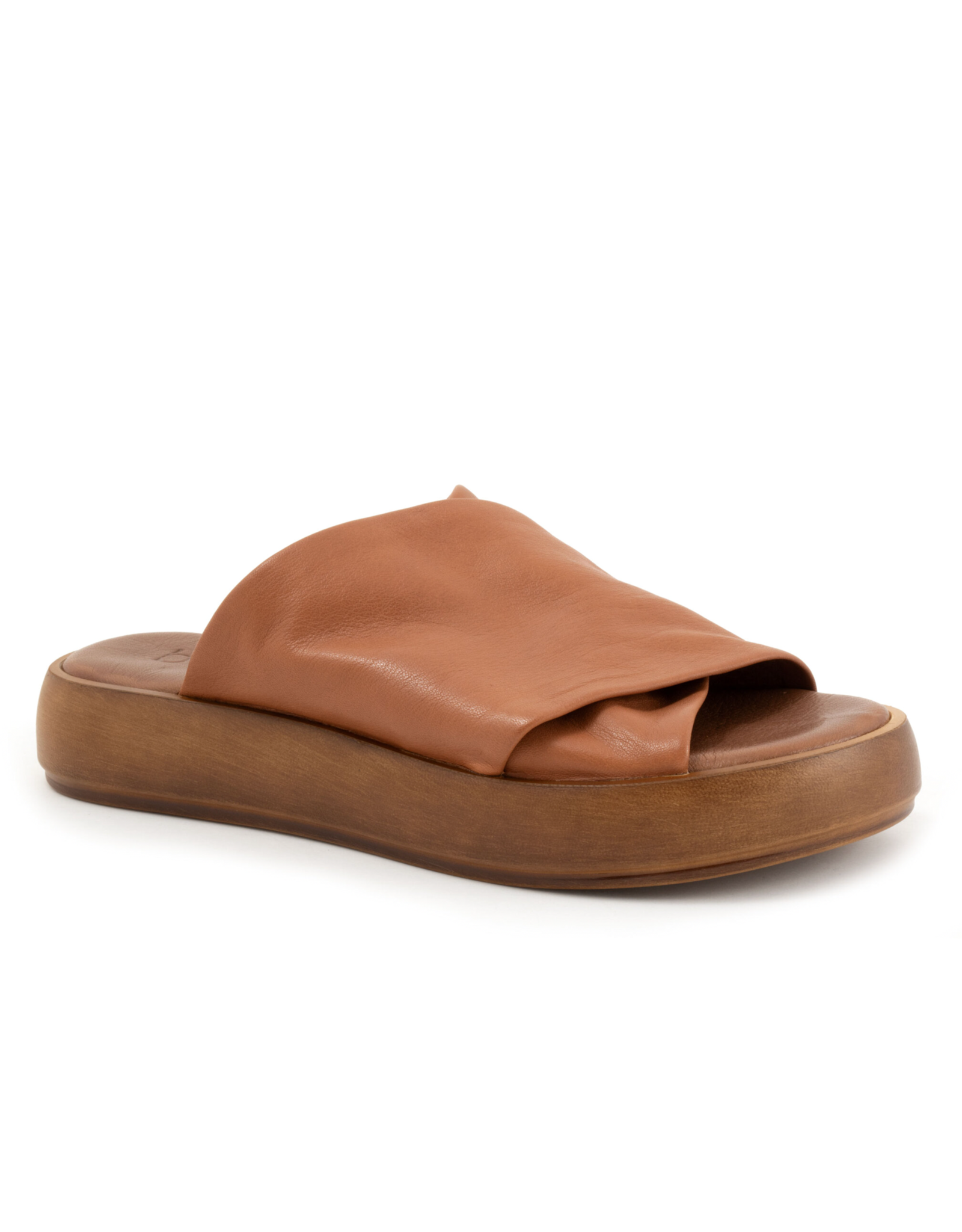 Bueno Bueno - Jaxon Flatform Slide (Dark Tan)
