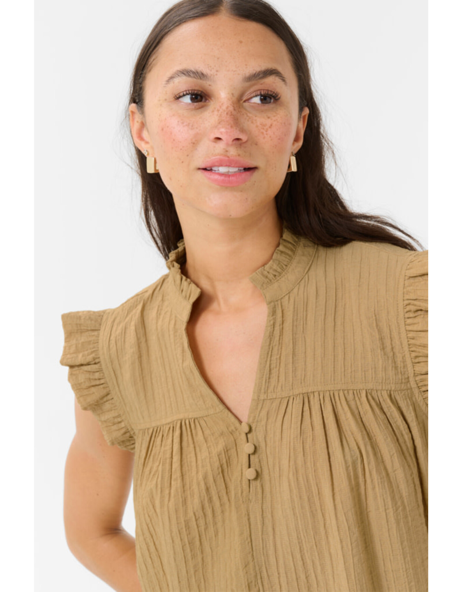 Kaffe Kaffe - Liany Via Blouse (Starfish)