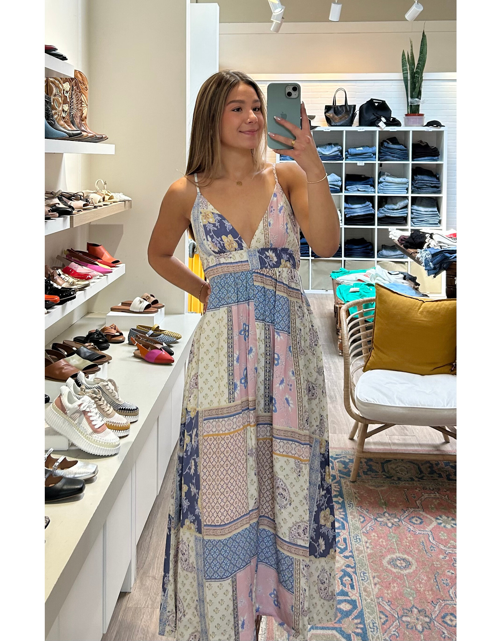 RD Style RD Style - Dima Adjustable Shoulder Dress (Blue)